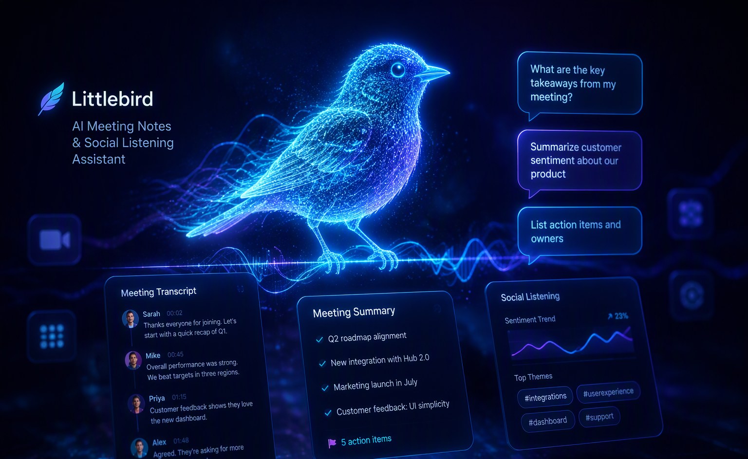 Littlebird — assistant réunions IA